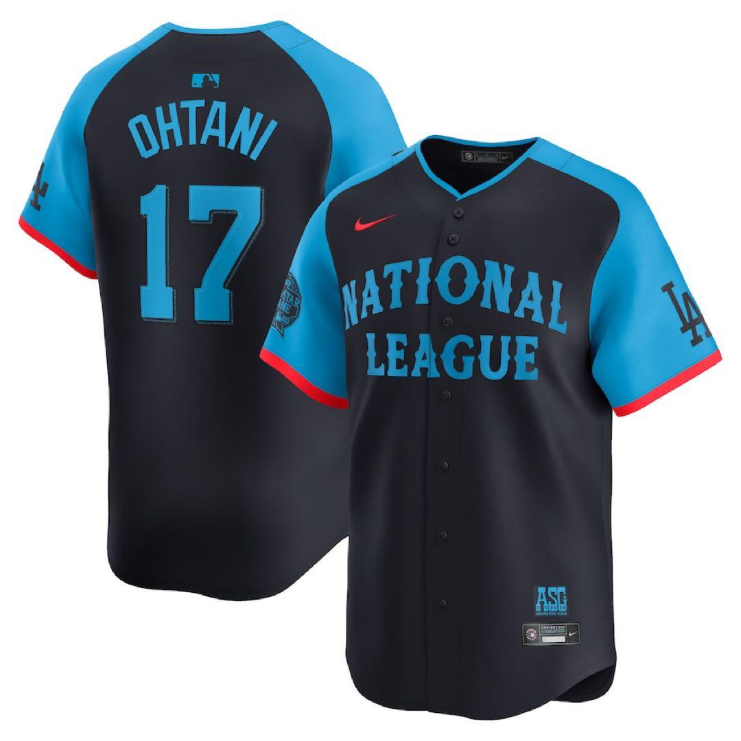 【デッドストック】大谷翔平 MLBオールスター2024リミテッドユニフォームM