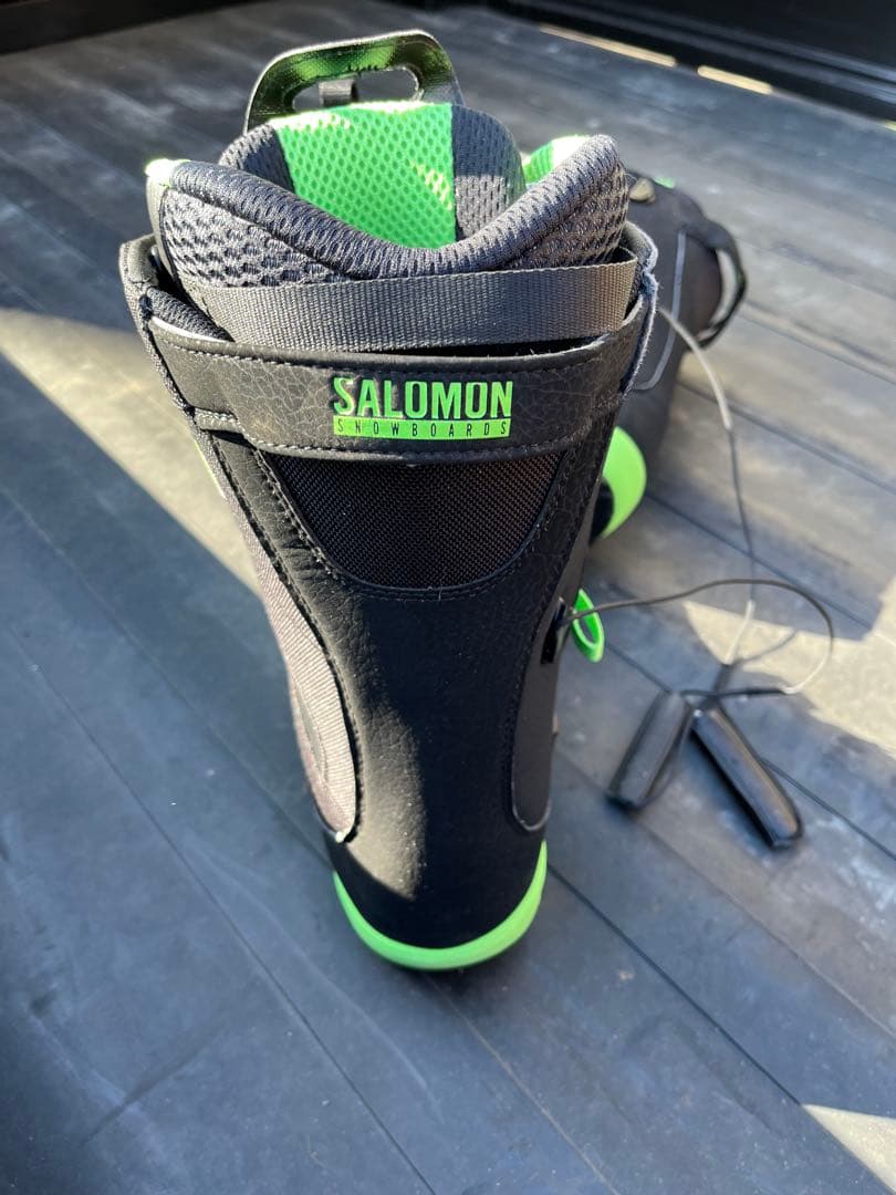 SALOMON F3 スノーボード　 ブーツ ブラック/グリーン　28cm
