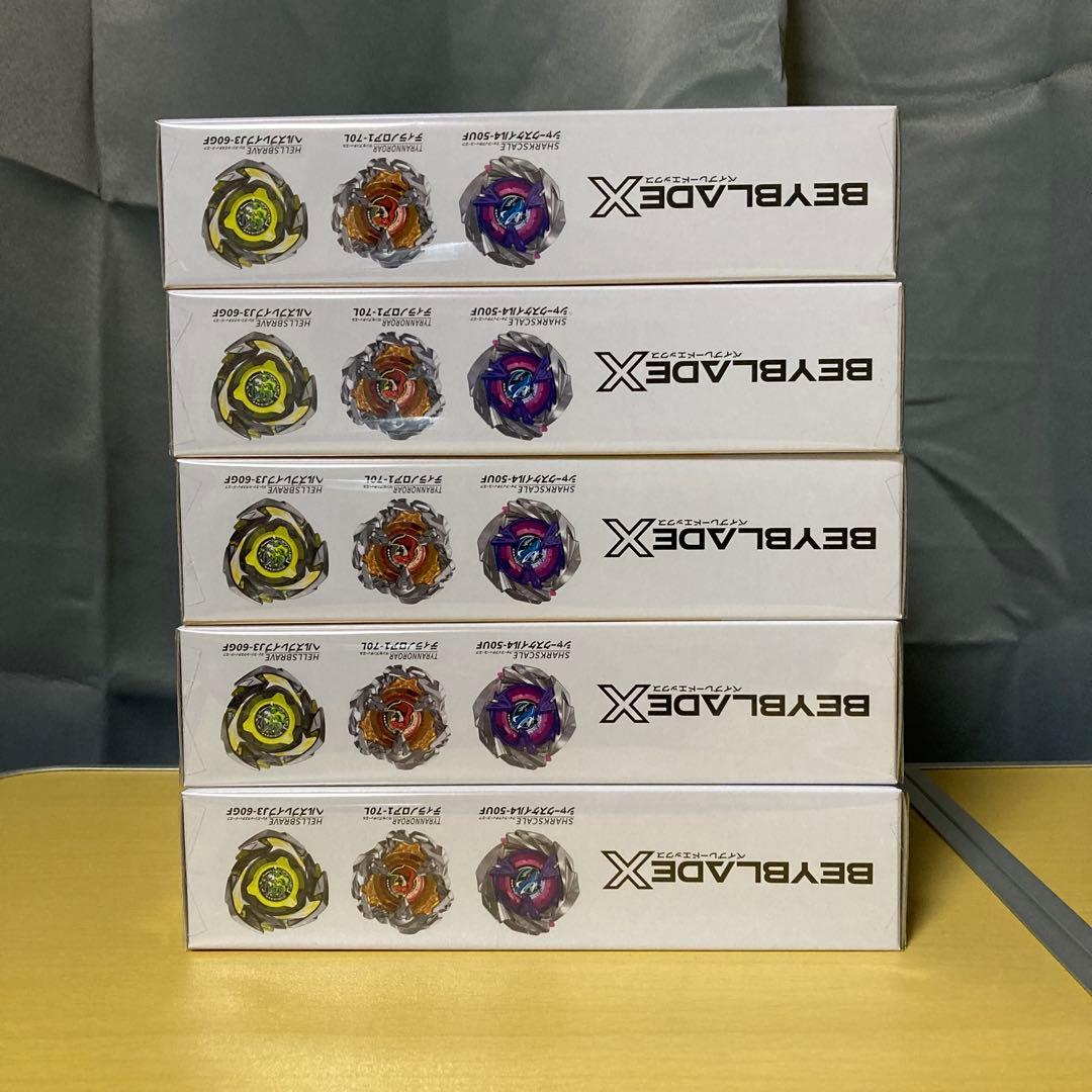 BEYBLADE X UX-15 シャークスケイルデッキセット 5個セット