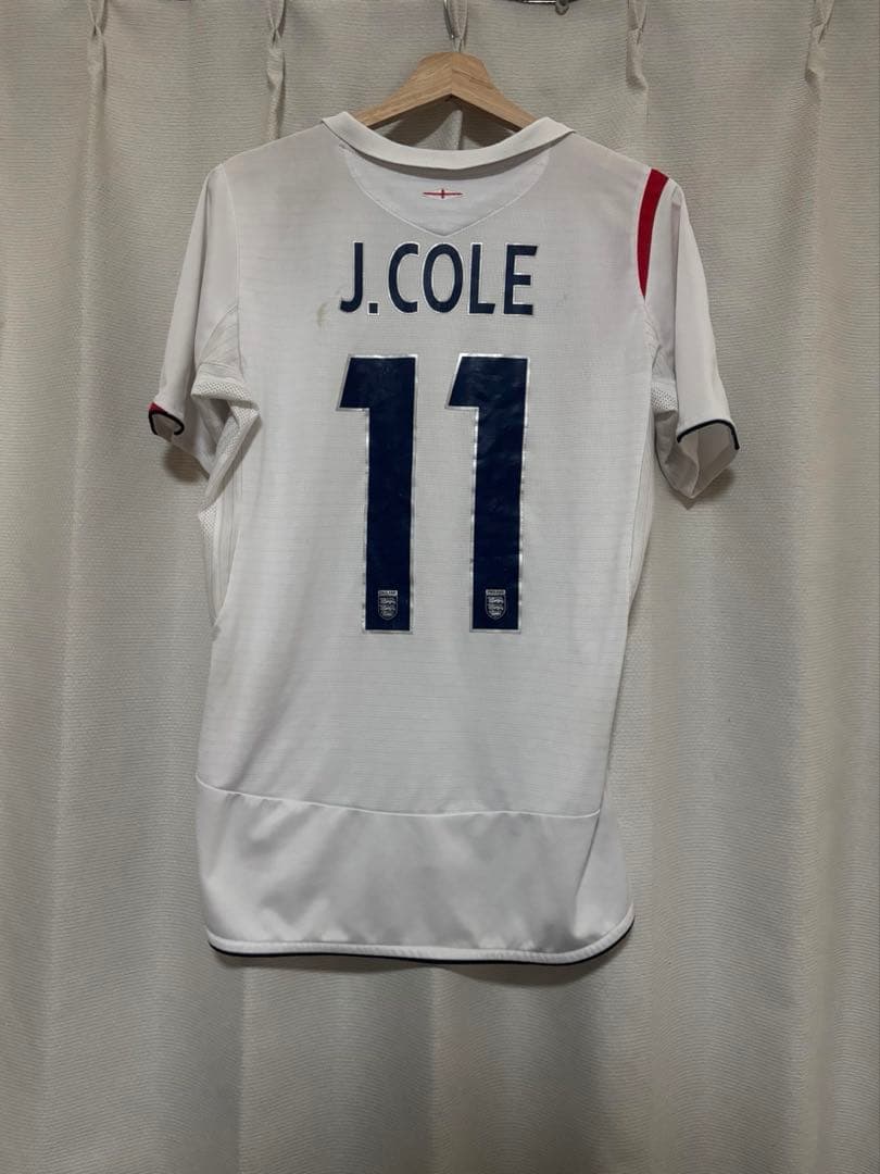 イングランド代表 J.COLE サッカー ユニフォーム　2006-2007