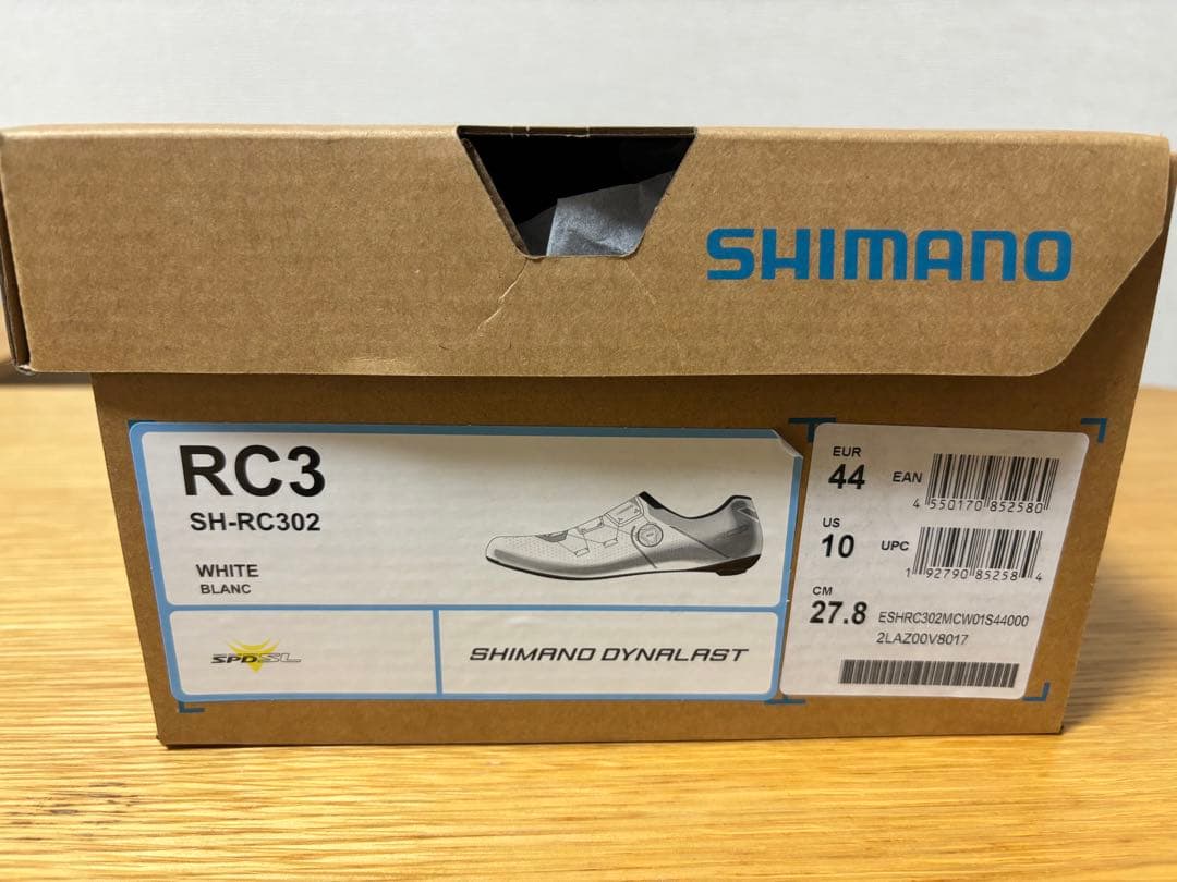 SHIMANO RC3 ロードシューズ ホワイト 44/27.8cm
