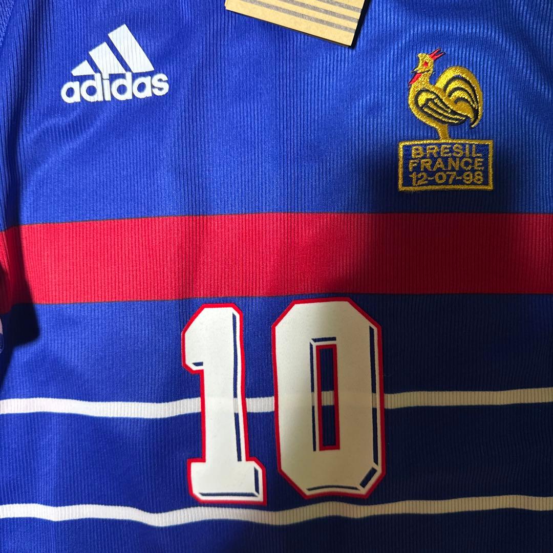 1998年　フランス代表　W杯決勝仕様　ジダン　ユニフォーム