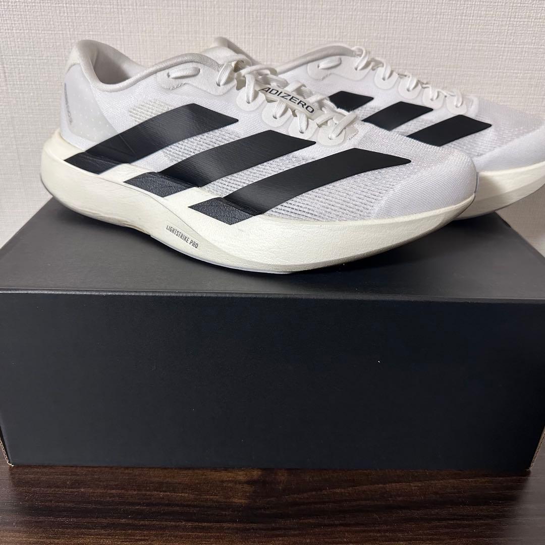 adizero Evo SL M ホワイト ブラック 26.0