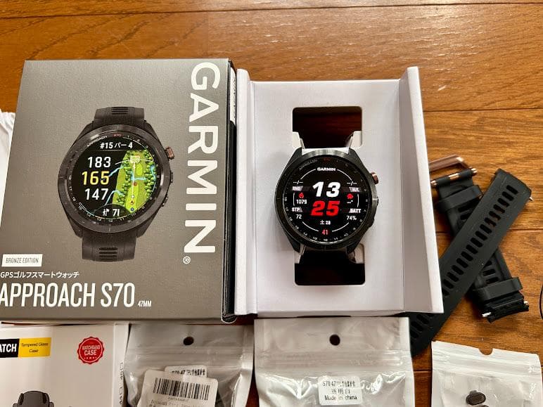 花　★色々なおまけ付き！GARMINガーミン S70 希少ブロンズタイプ★