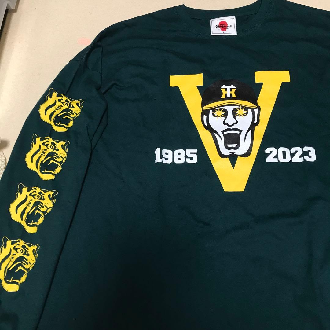 長袖 優勝 ロンT 未使用 パンクドランカーズ L 阪神タイガース Tシャツ