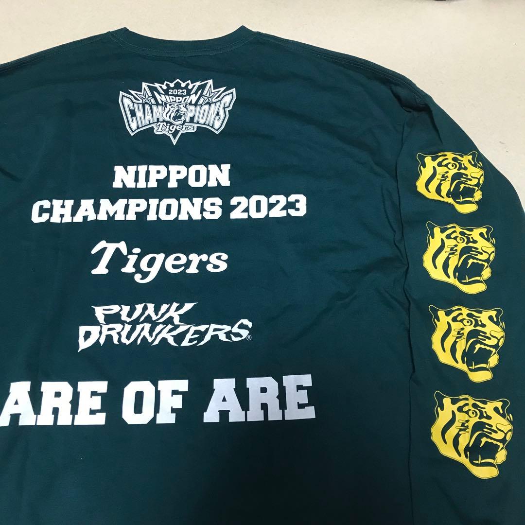 長袖 優勝 ロンT 未使用 パンクドランカーズ L 阪神タイガース Tシャツ