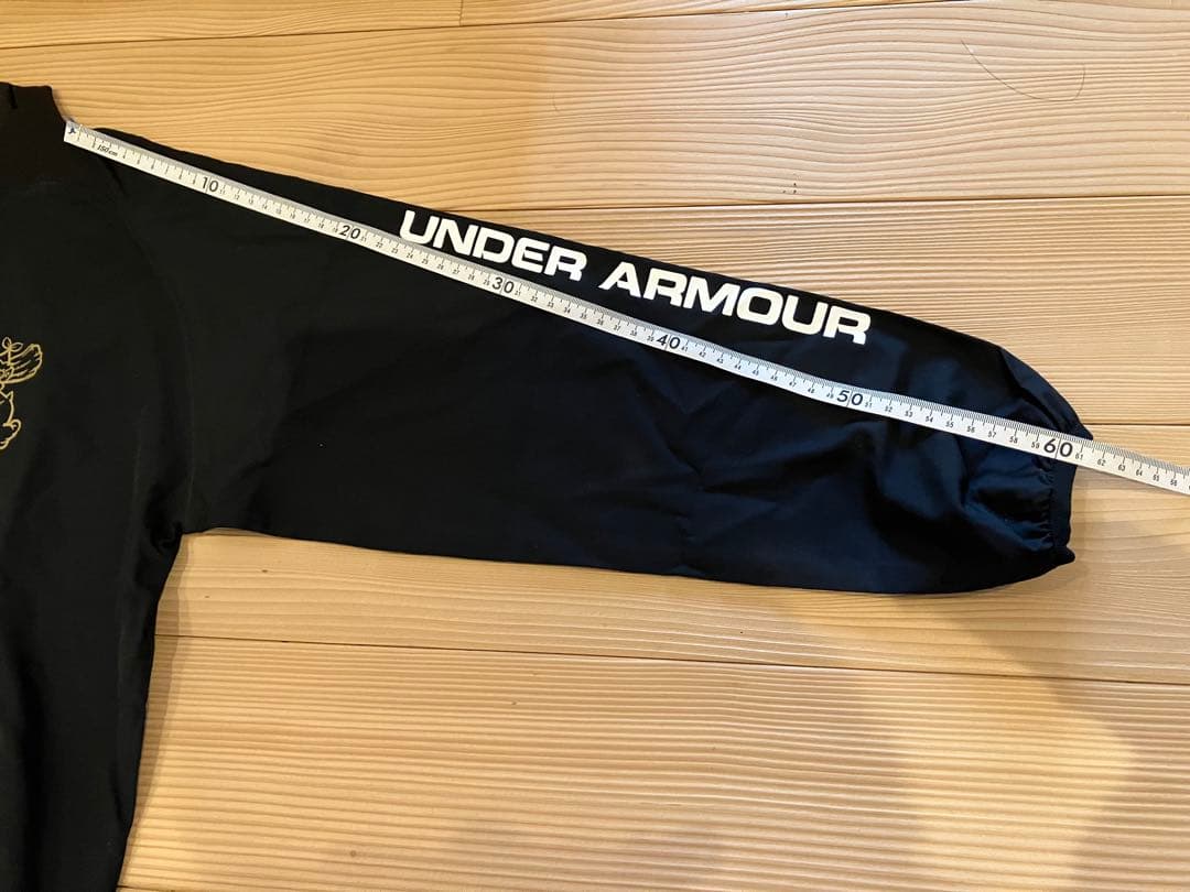 野球スクールポルテウィンドブレーカー UNDER ARMOUR 黒色 長袖