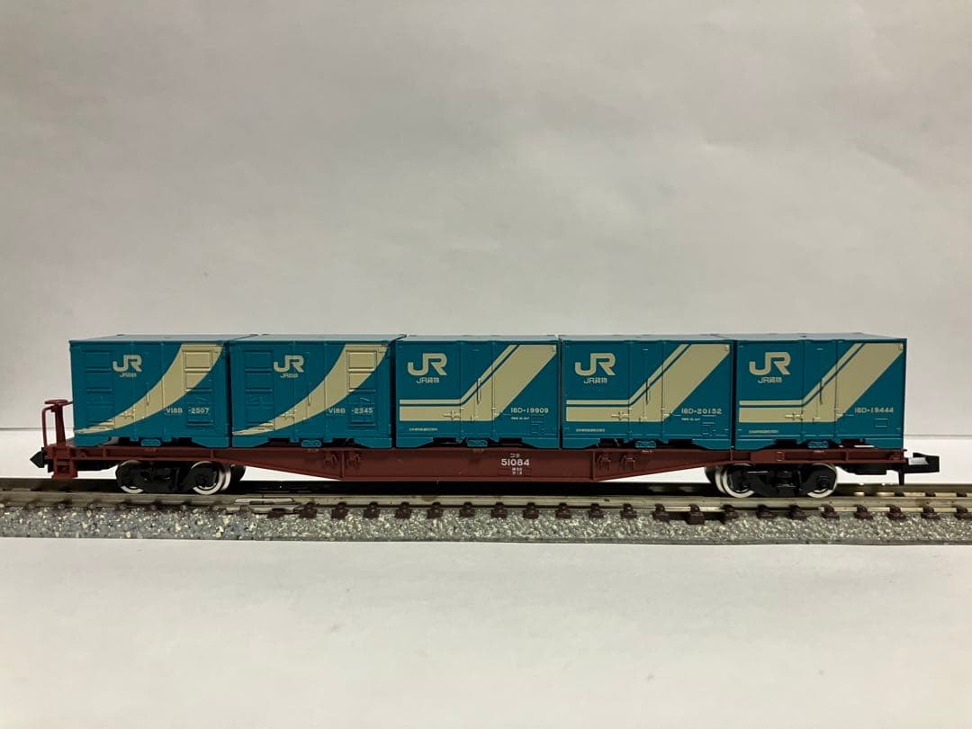 TOMIXコキ50000 5両18D-V18B-18C-30Aコンテナ搭載貨車