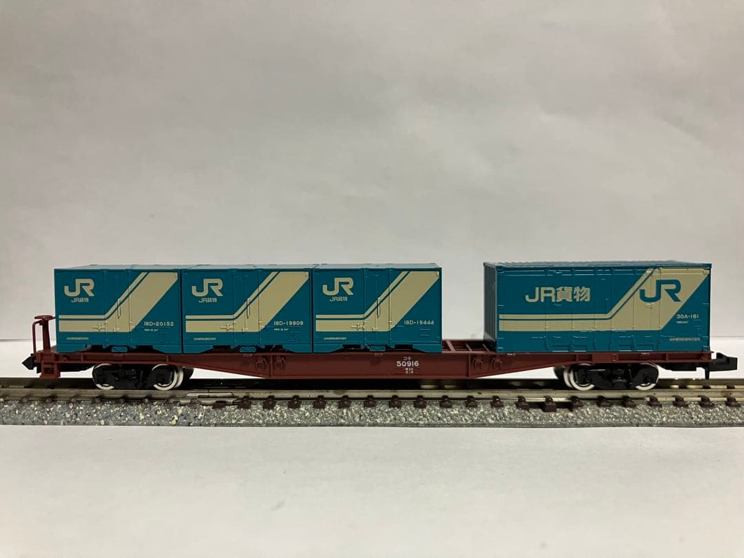 TOMIXコキ50000 5両18D-V18B-18C-30Aコンテナ搭載貨車