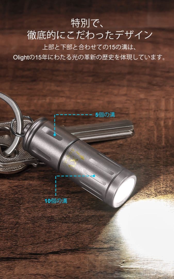 OLIGHT オーライト iXV Ti チタン 15周年記念モデル 未開封