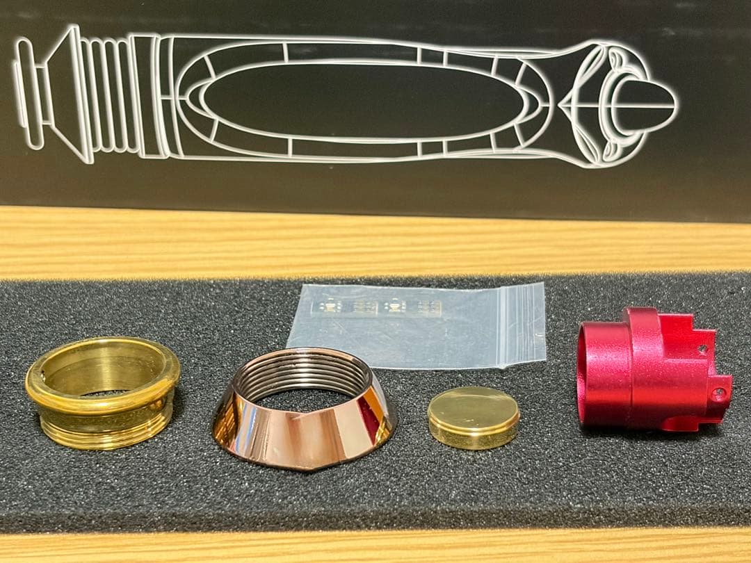 KR sabers ダースシディアス ライトセーバー 空ヒルト スターウォーズ