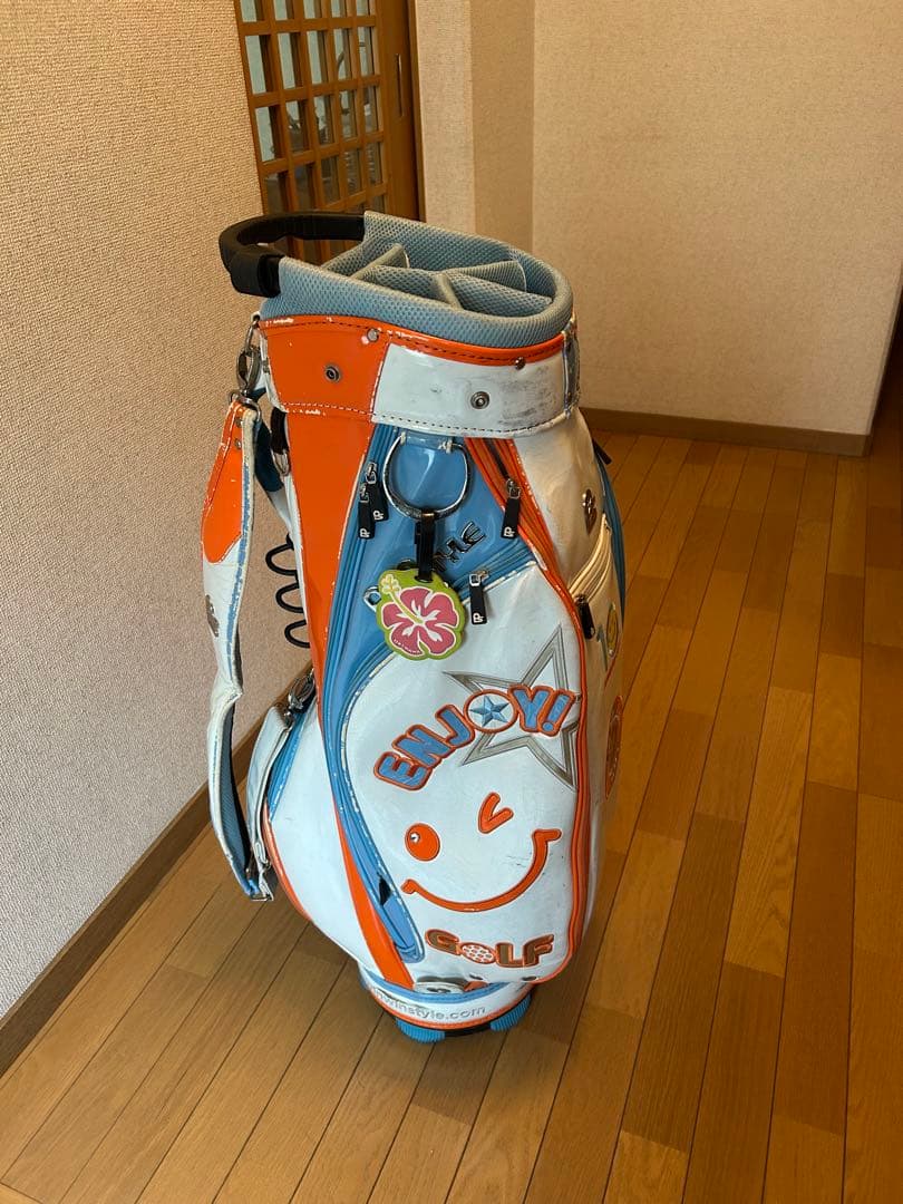 ゴルフバッグ・キャディバッグ スマイルマークデザイン