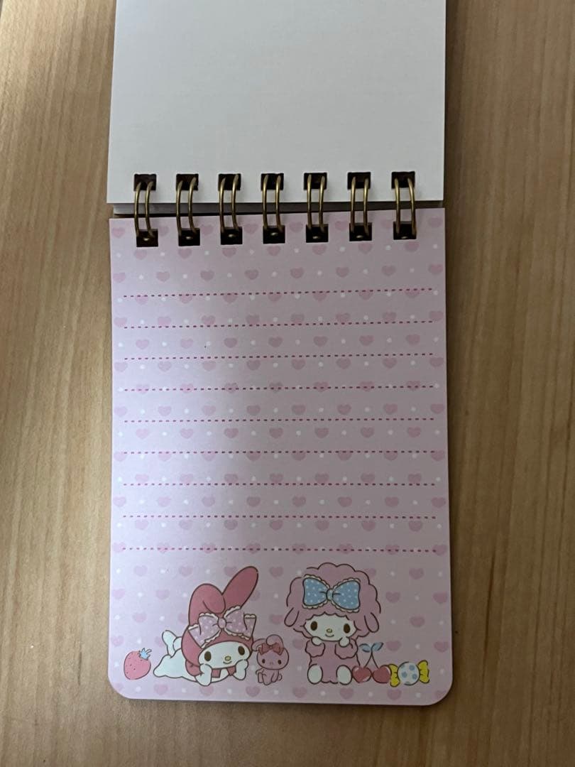 【新品　未使用】希少！Sanrio マイメロディ　ミニスパイラルメモ×2冊