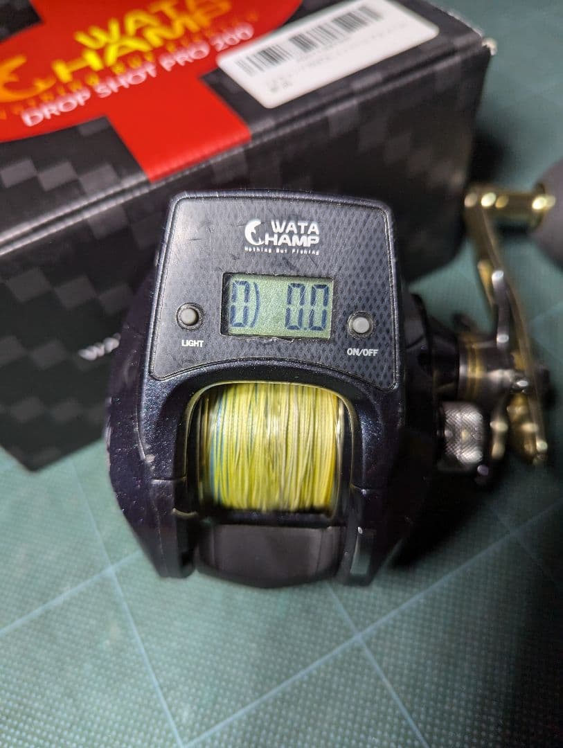 カウンター付きベイトリール　WATA CHAMP DROP SHOT PRO