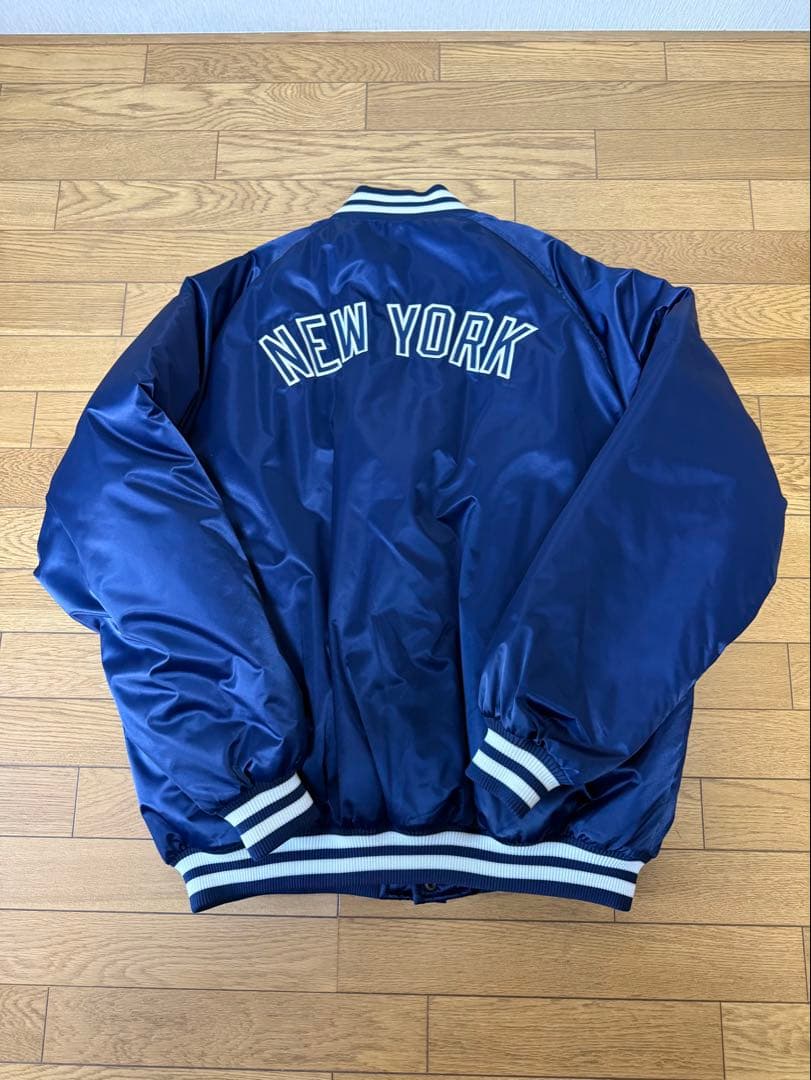 NikeナイキニューヨークヤンキースXXL ネイビースタジャン
