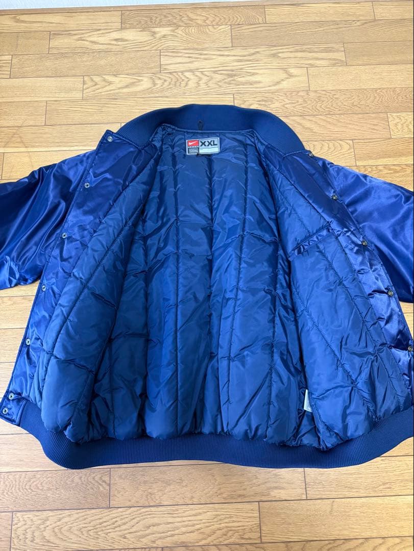 NikeナイキニューヨークヤンキースXXL ネイビースタジャン