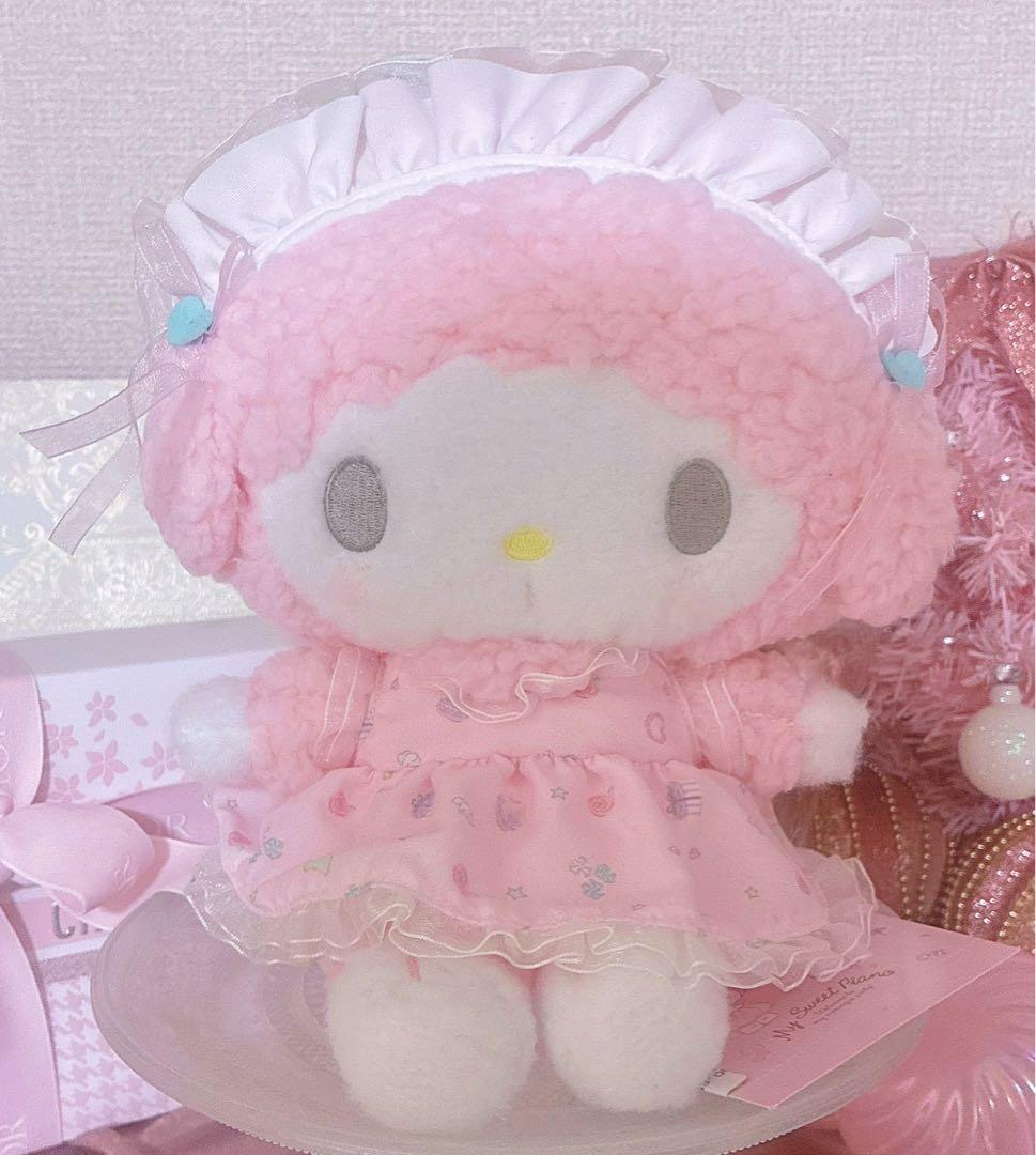 激レア♡サンリオ♡当時物♡ピアノちゃん♡メレンゲパーティ♡ぬいぐるみ♡ピンク♡
