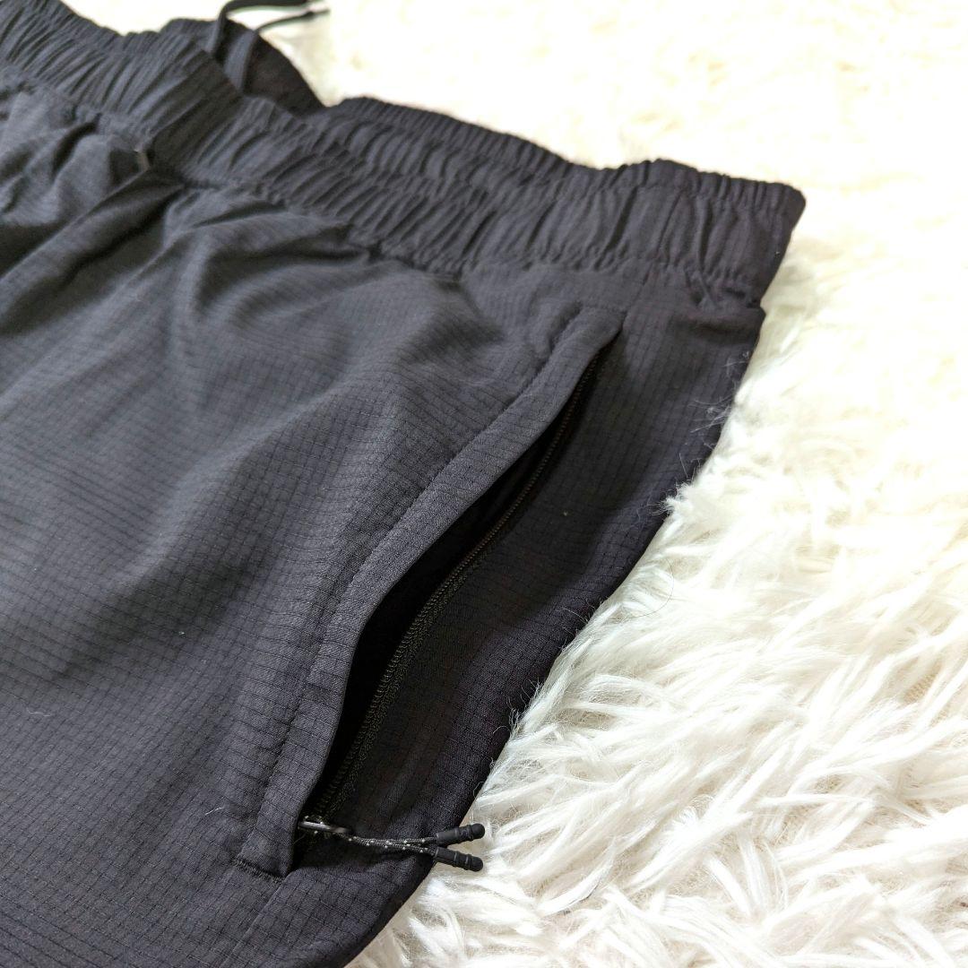 ブリーフィング　セットアップ　フーディー　パンツ　ナイロン　ブラック　サイズM