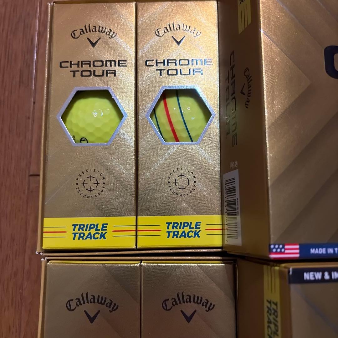 Callaway Chrome Tour ゴルフボール トリプルトラック 2ダー