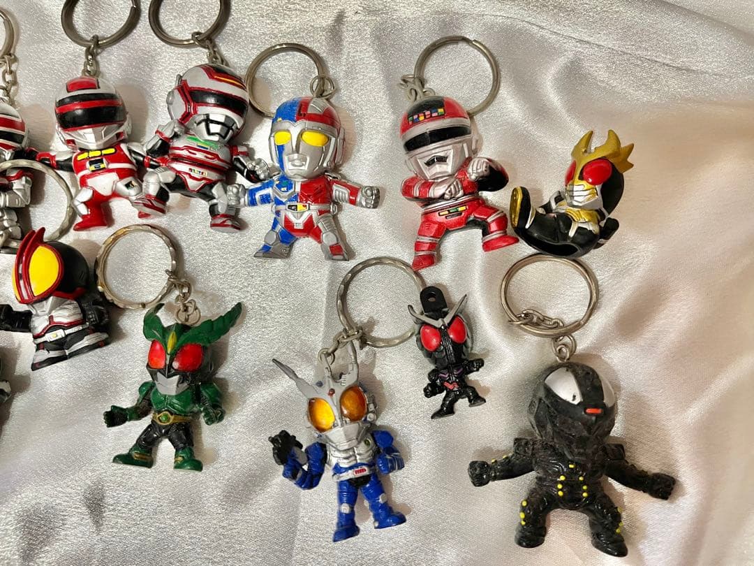 特撮ヒーロー フィギュアキーホルダー まとめ売り ジャスピオン 仮面ライダー