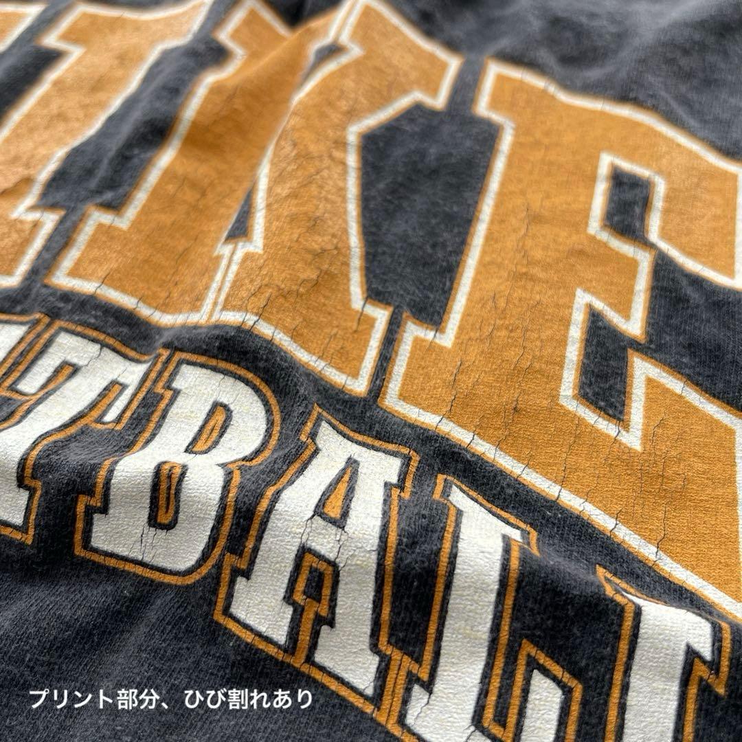 【USA製】 ナイキ NIKE バスケ タンクトップ 墨黒 ヴィンテージ 古着