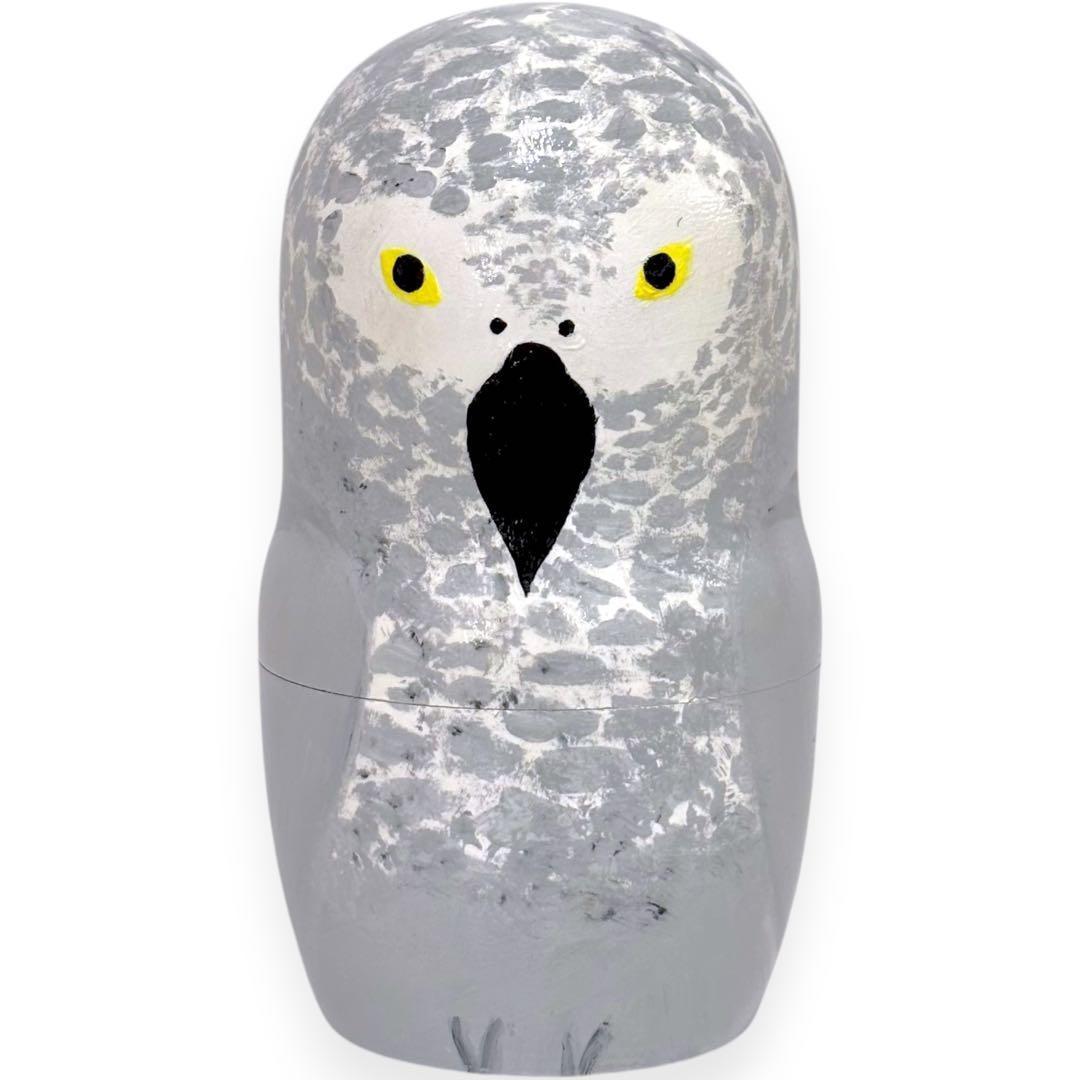 インコ 鳥 入れ子 マトリョーシカ 10個セット ハンドメイド