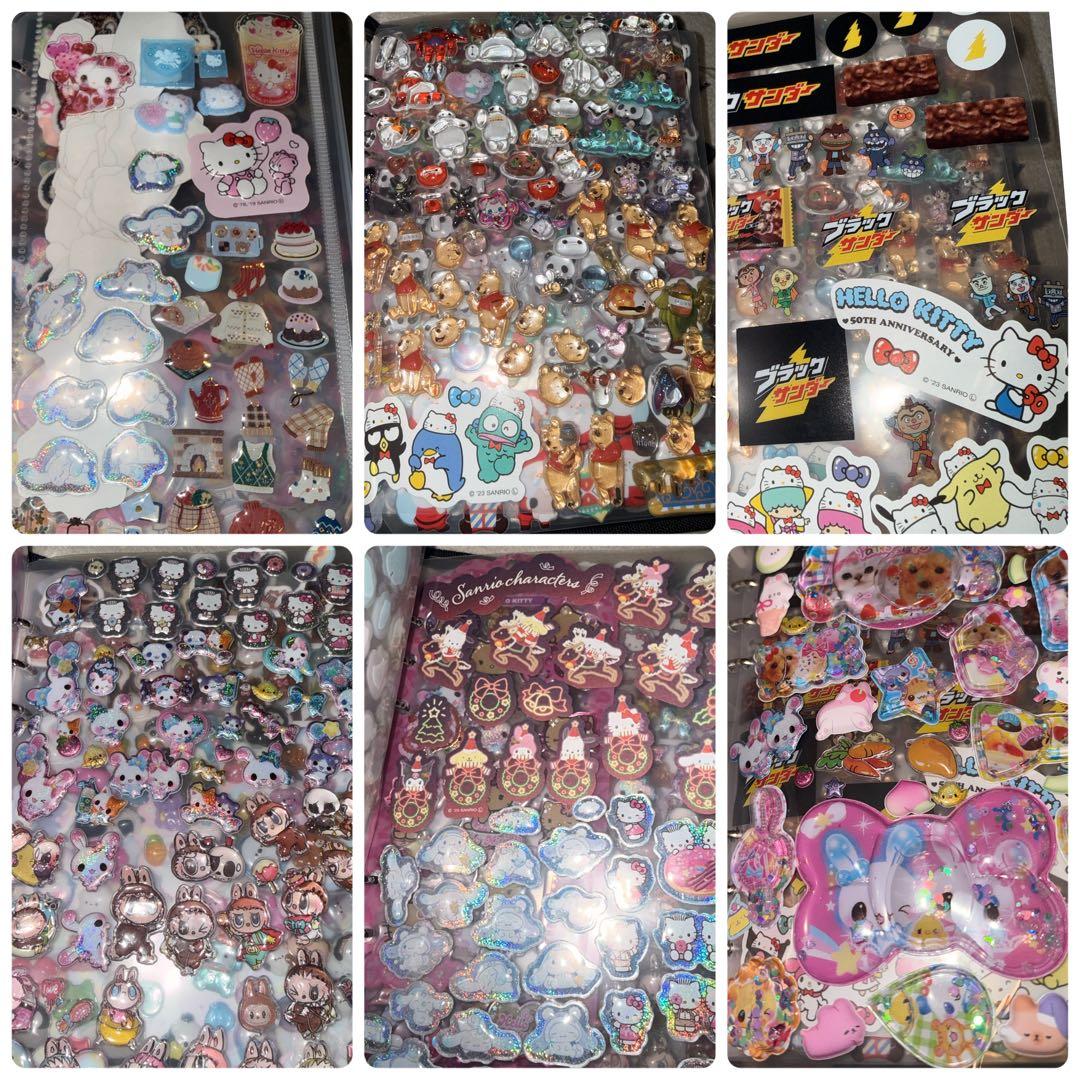 シール帳完成品　A5 ボンボンドロップシール　正規品　ディズニー　サンリオなど