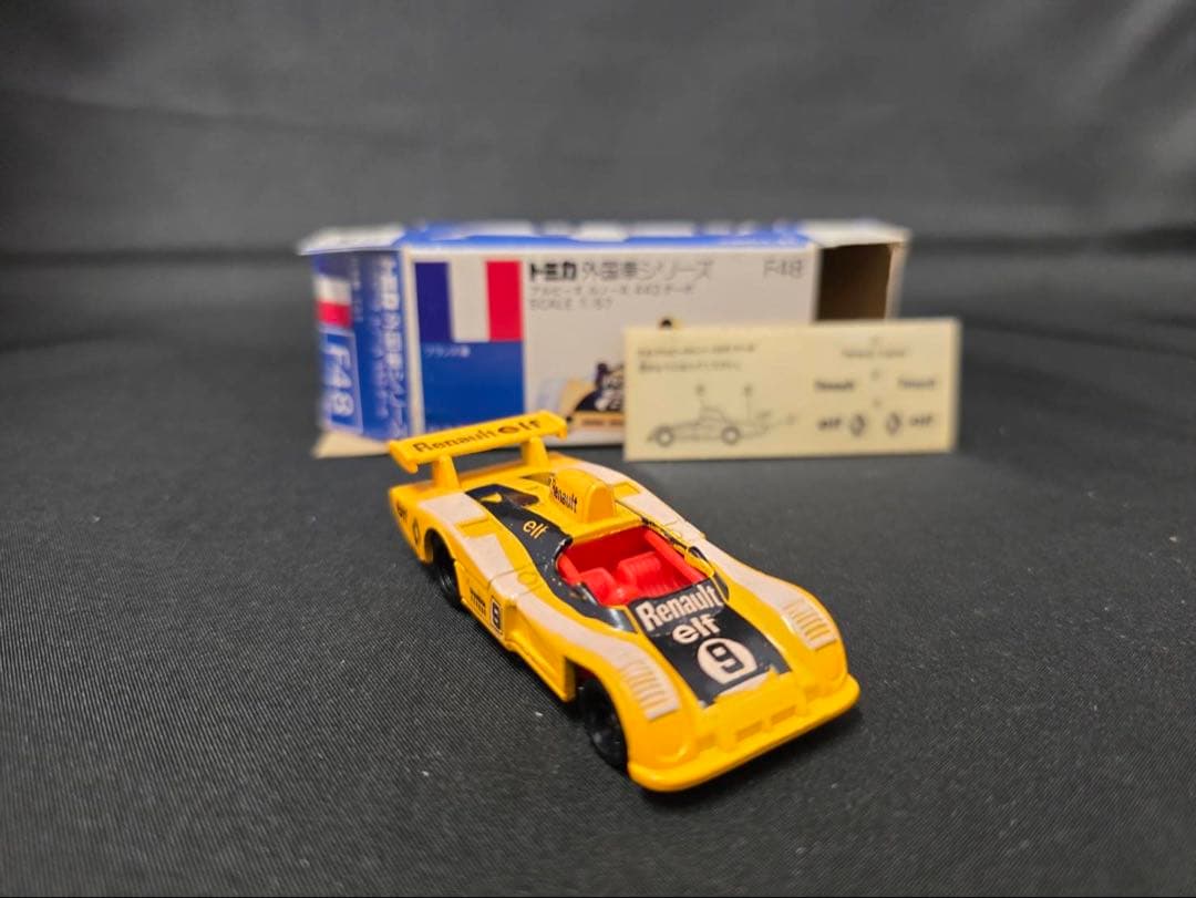 トミカ青箱F48アルピーヌルノーa442ターボ