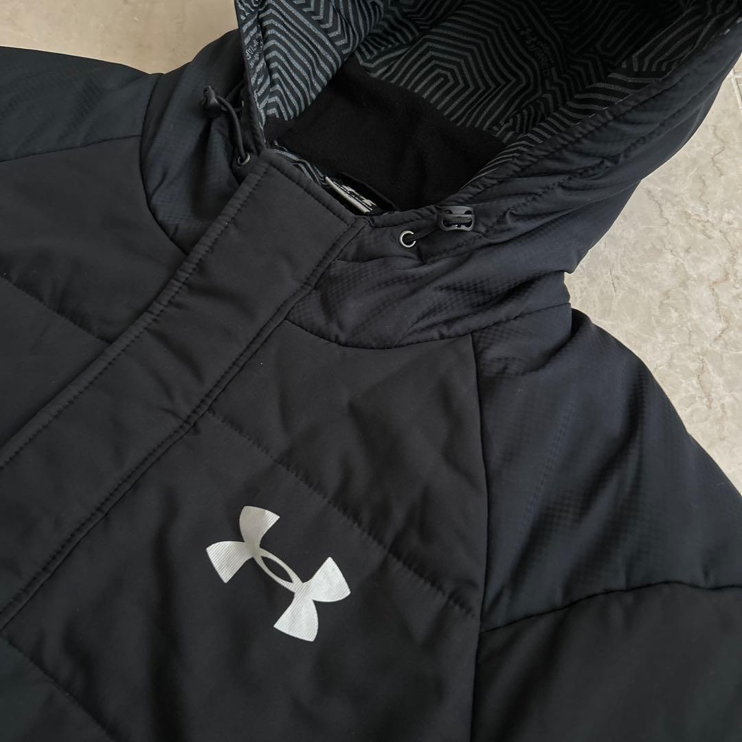 ★良品★UNDER ARMOUR 高機能コールドギア ロング ベンチコート L