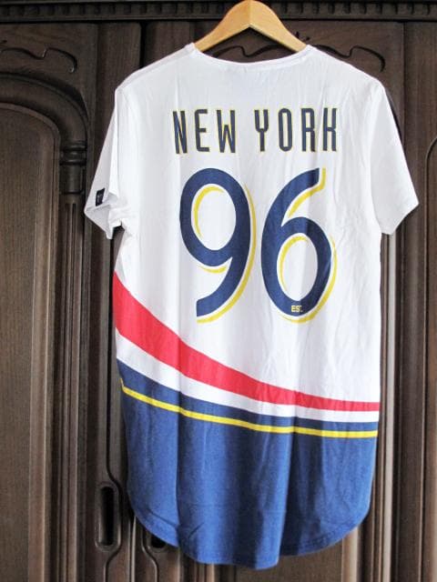 Majestic Red Bull New York ロング丈Tシャツ L