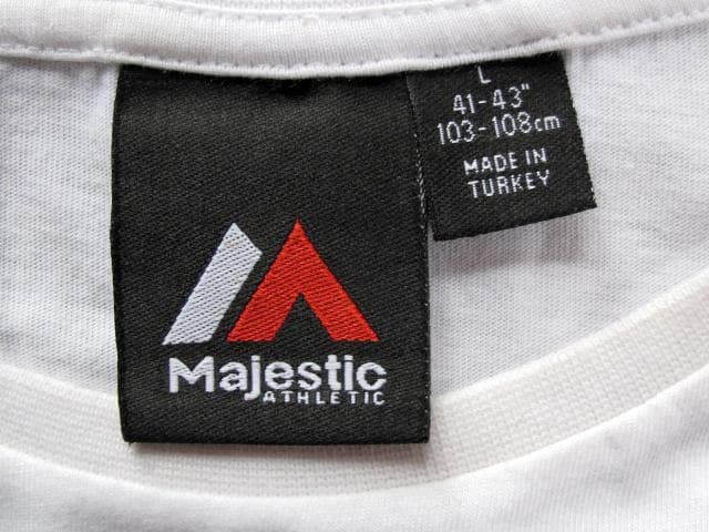 Majestic Red Bull New York ロング丈Tシャツ L