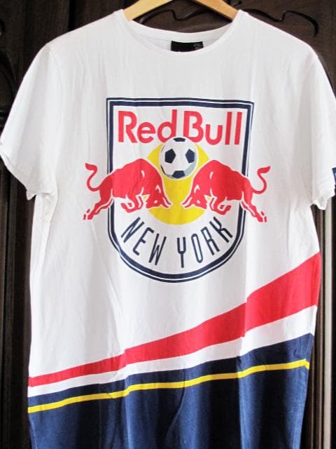 Majestic Red Bull New York ロング丈Tシャツ L