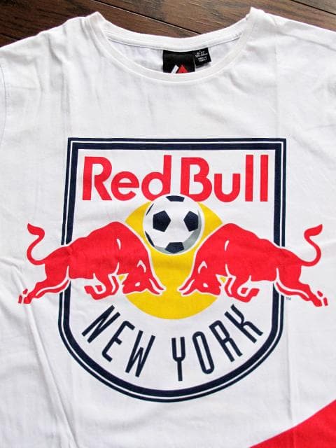 Majestic Red Bull New York ロング丈Tシャツ L