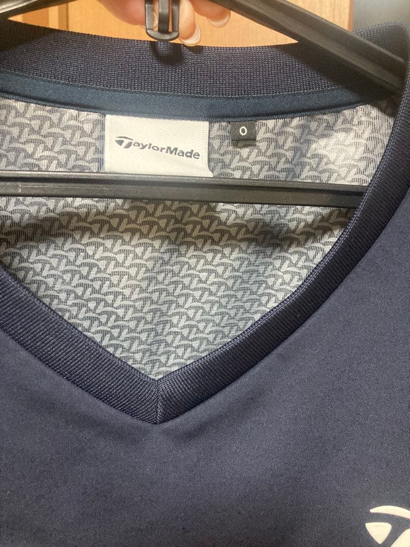 TAYLORMADE ネイビー Vネック長袖ジャケット