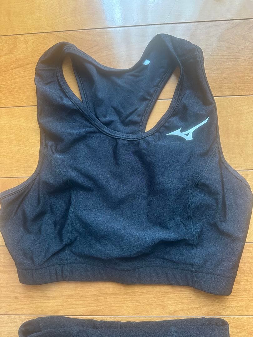 MIZUNO ミズノ 陸上競技　ユニフォーム　ブラック　XL