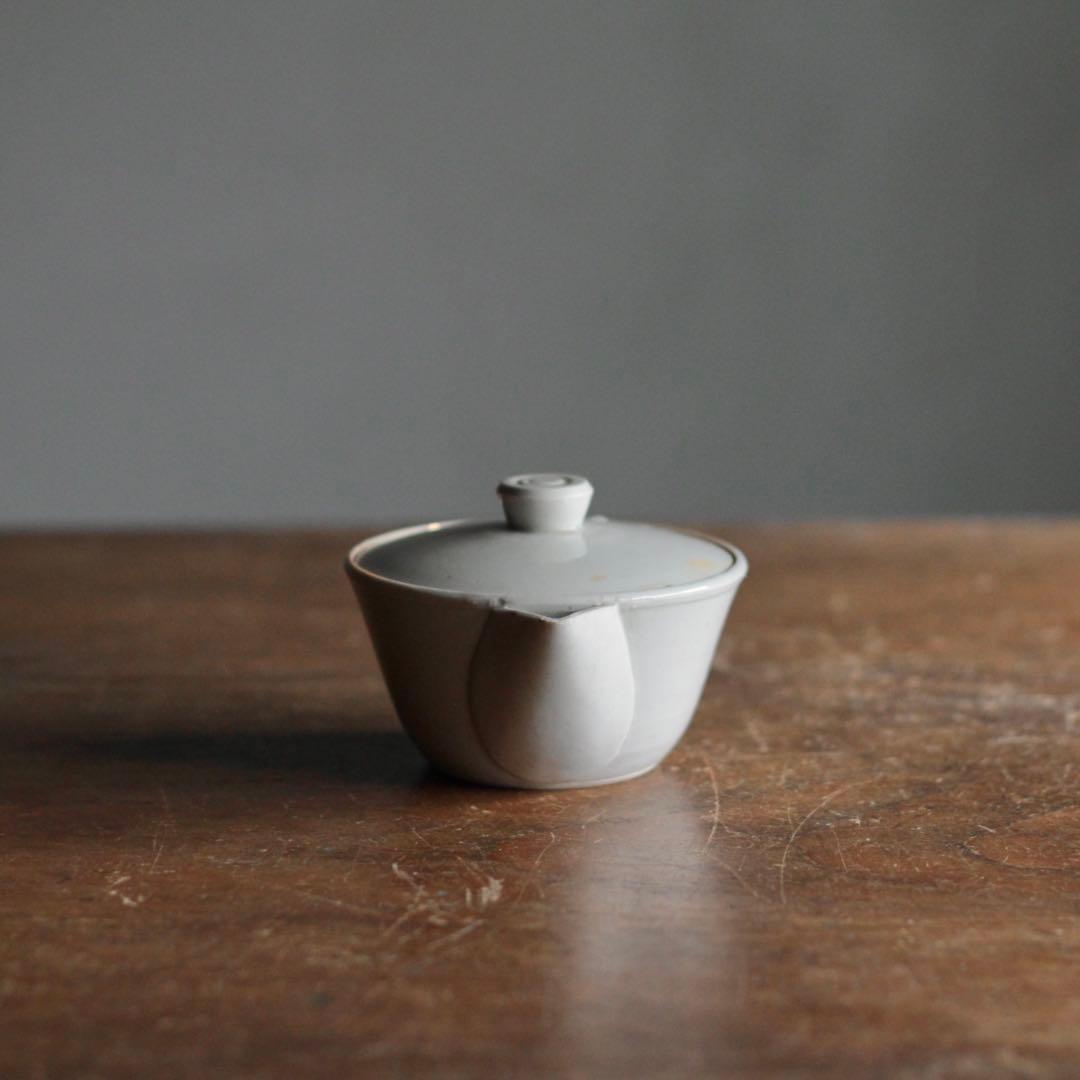 白磁 宝瓶 煎茶道具 煎茶器 古道具 アンティーク