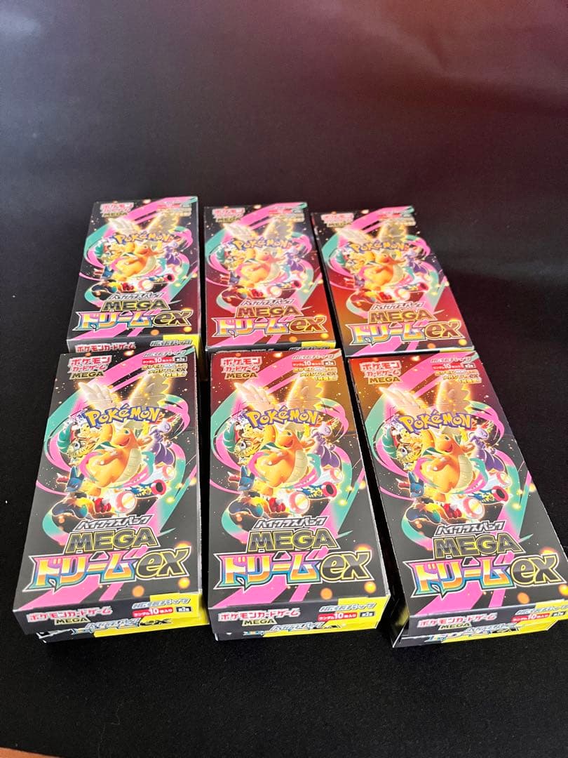 ポケモンカードゲームMEGAドリームEX6ボックス（シュリンクなしぺりぺり無し）