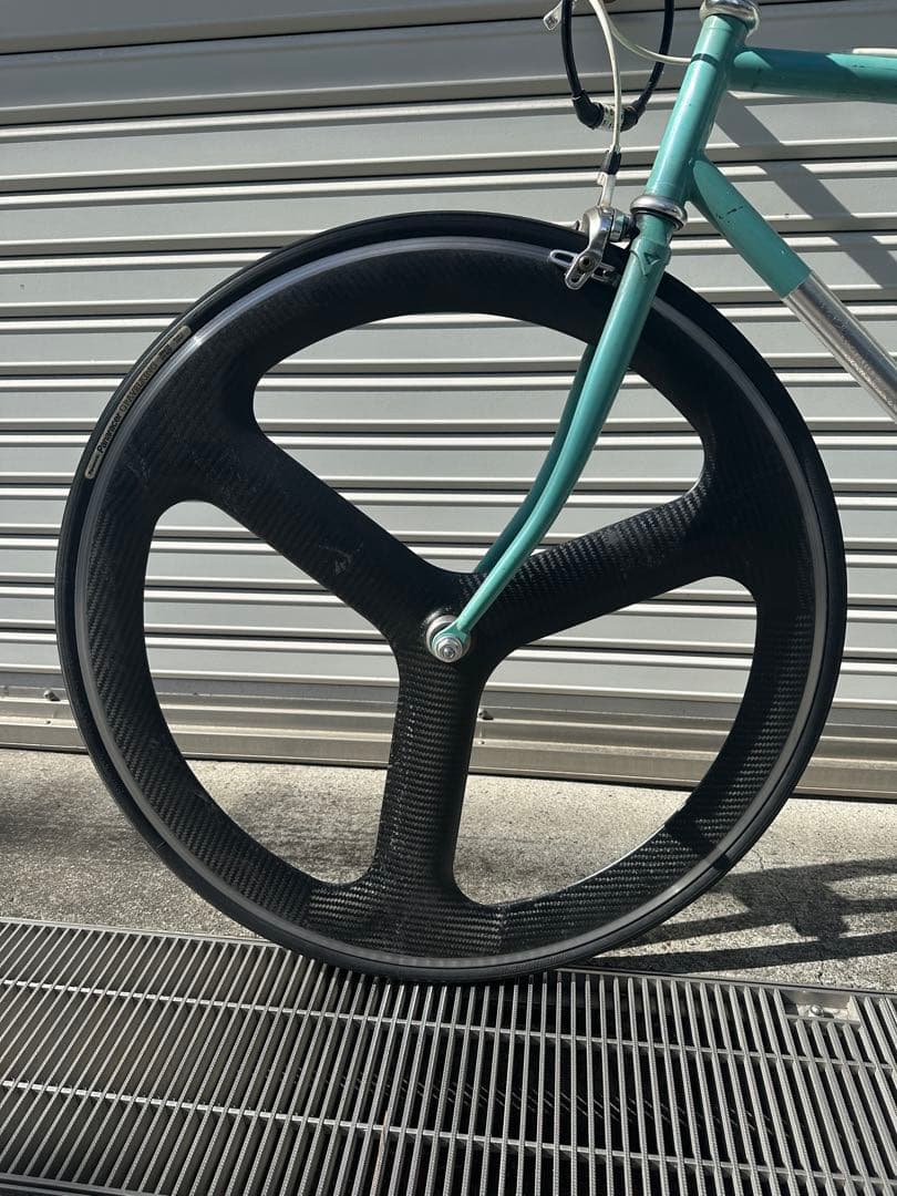 ピスト HED バトンホイール シングル　完成車