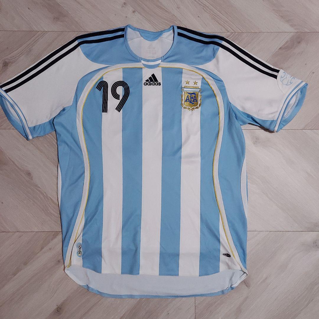 アルゼンチン代表　メッシ　adidas　2006　ユニフォーム　海外製　美品