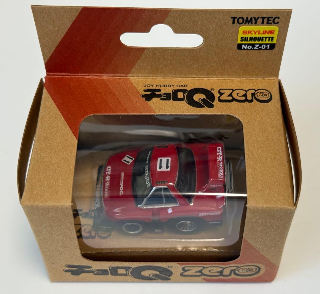 チョロQ zero Z-01c トミカ スカイライン シルエット【赤/黒】