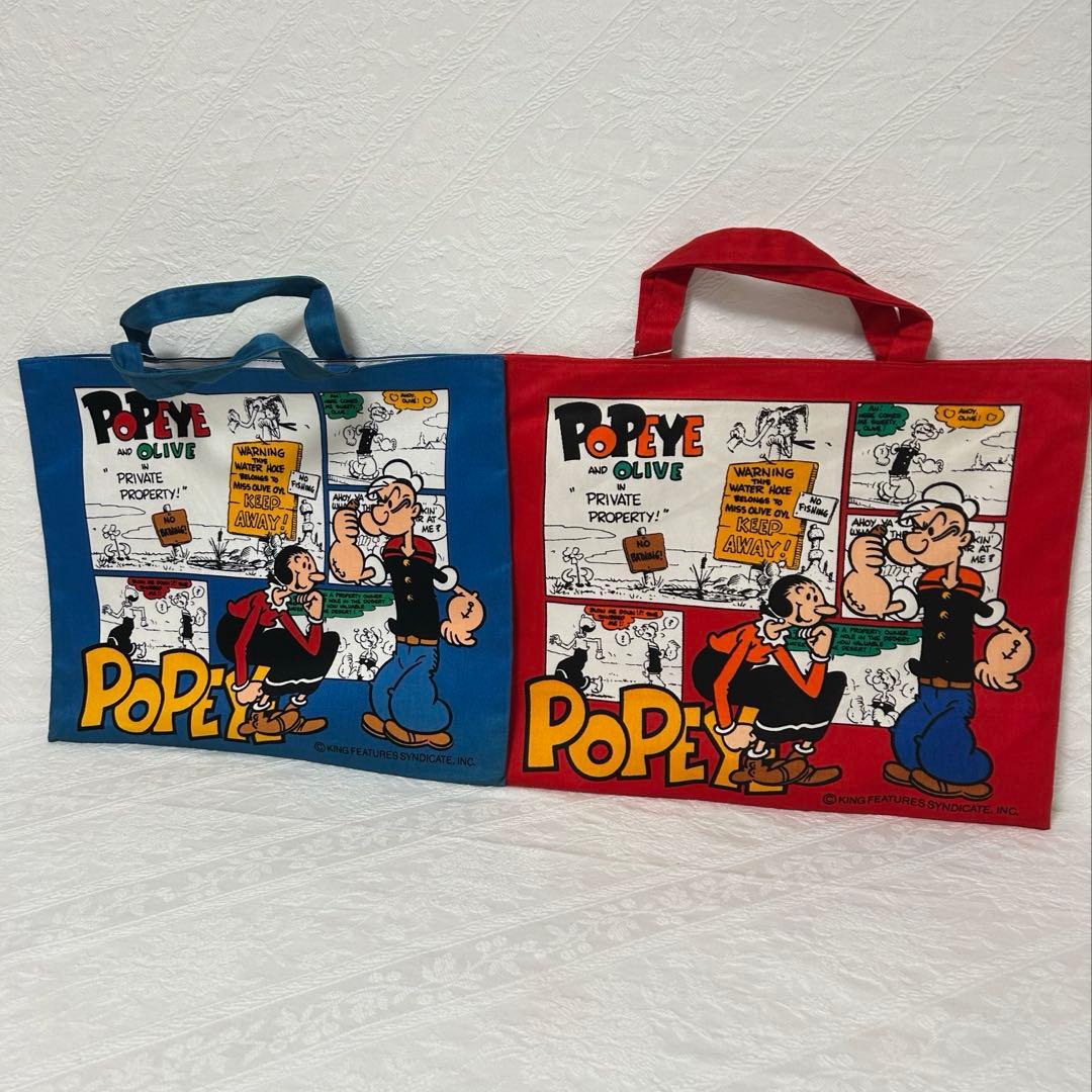 ♥︎入手困難♥︎ヴィンテージ デッドストック POPEYEポパイ トートバッグセット