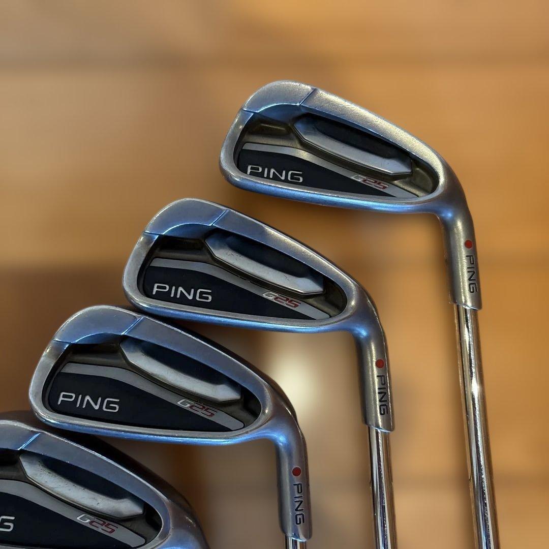 名器 PING G25 アイアン 5〜L 9本 赤 スチール S 週末限定値下げ
