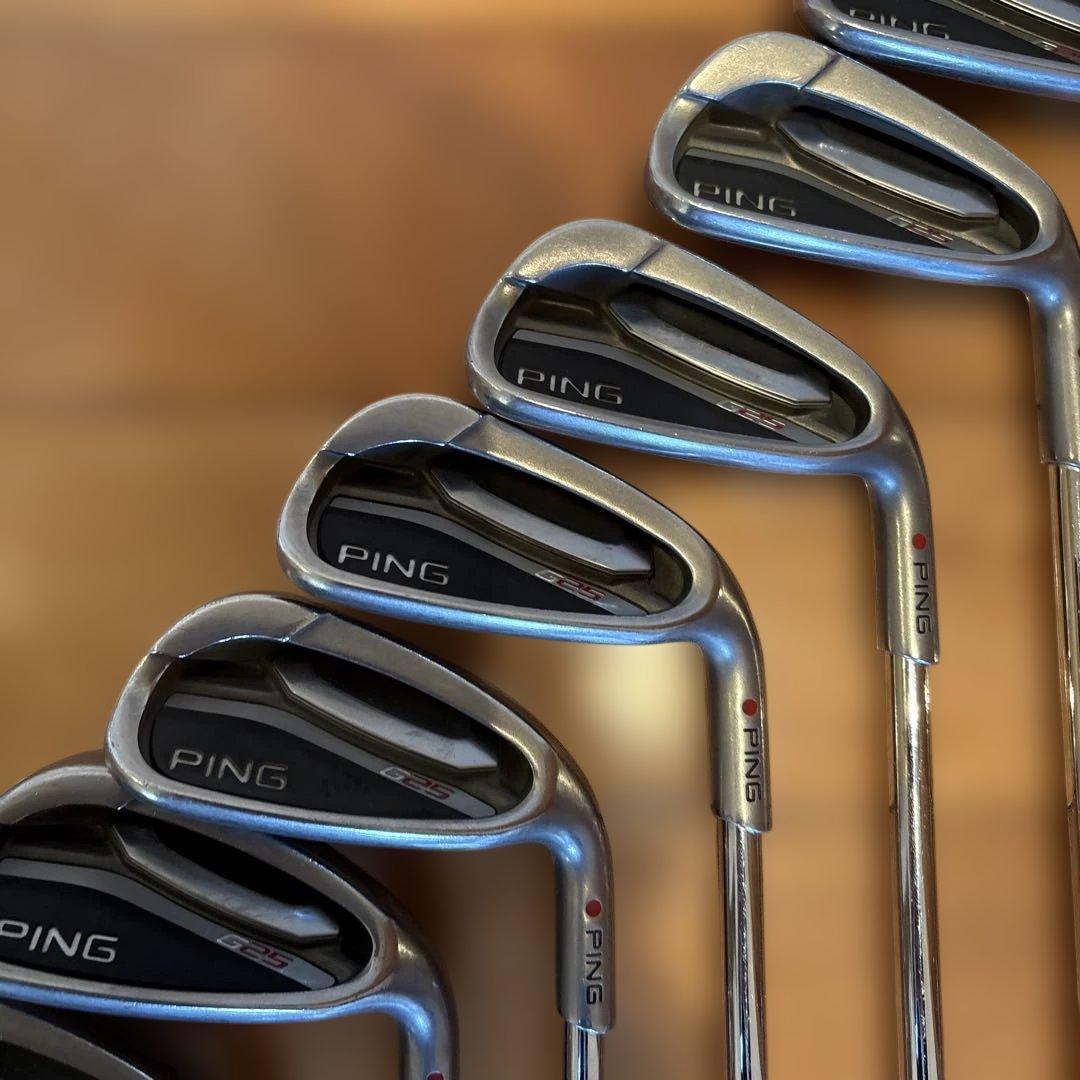 名器 PING G25 アイアン 5〜L 9本 赤 スチール S 週末限定値下げ