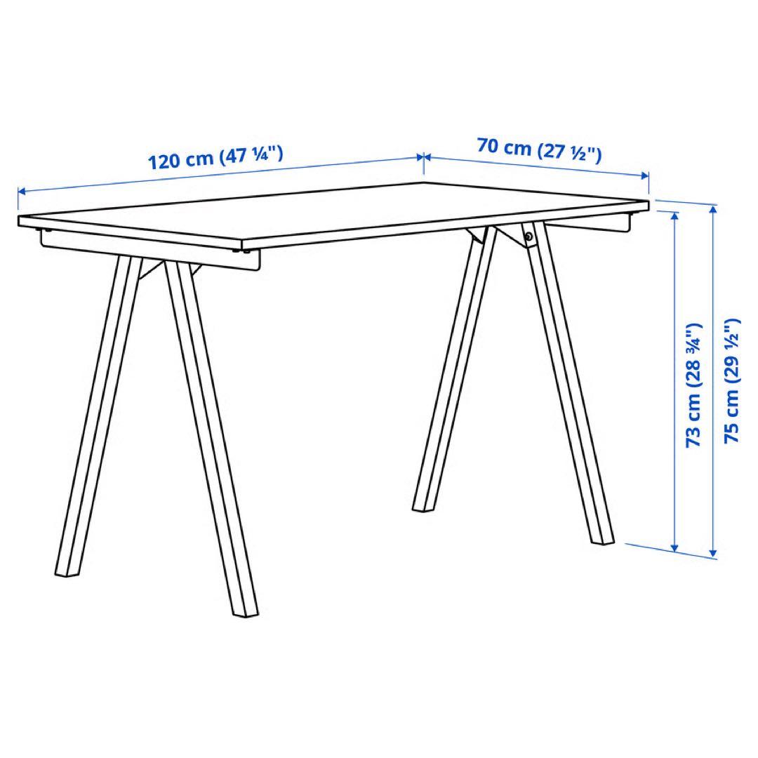IKEA TROTTEN パソコンデスク 120x70cm