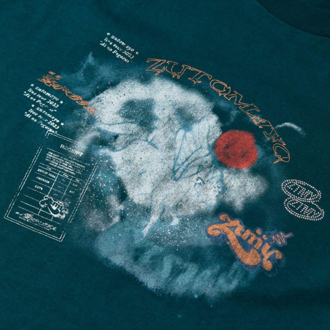 ずとまよ　Vintage Pegasus Tee (Green)