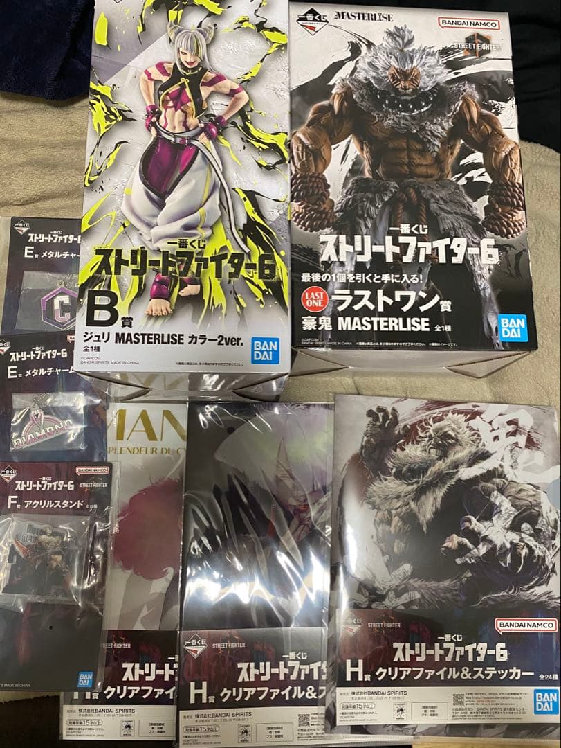 一番くじ ストリートファイター 6 A賞 ジュリ ラストワン賞 豪鬼 セット
