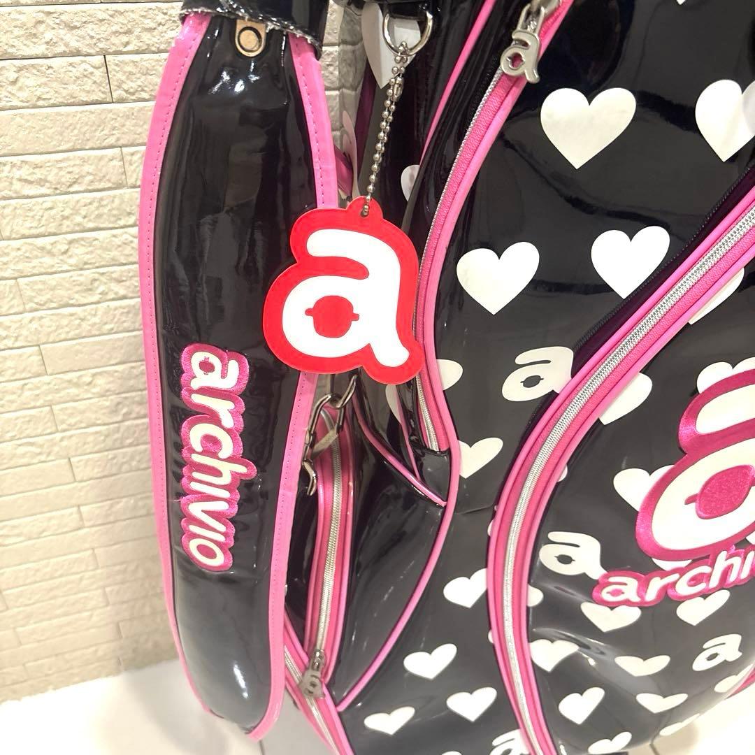 archivio アルチビオ ハート柄 ♡キャディバッグ