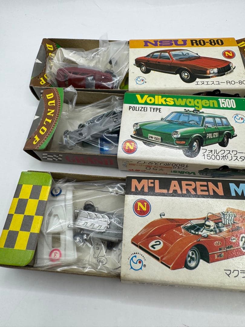 未使用 サニー製 ミニカー プラモデル 箱付 おまけ フェラーリ　マクラーレン