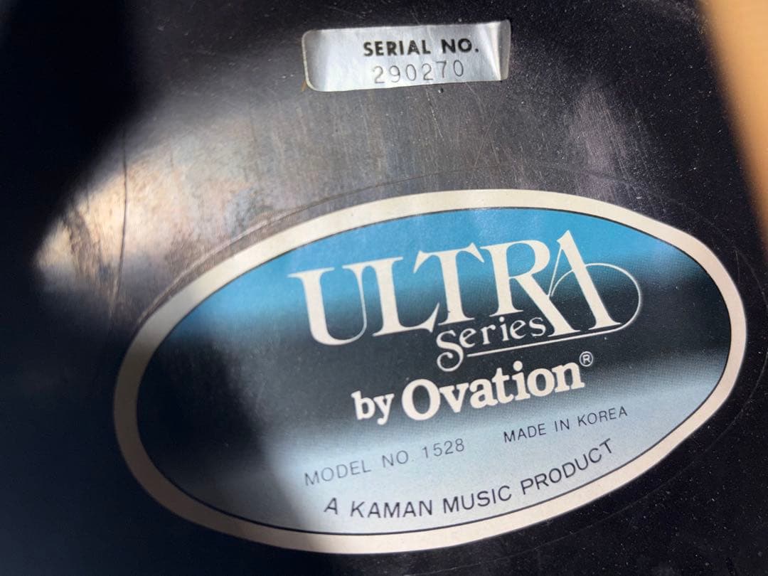 Ovation アコースティックギターモデル1528 ケース付1917-01-1