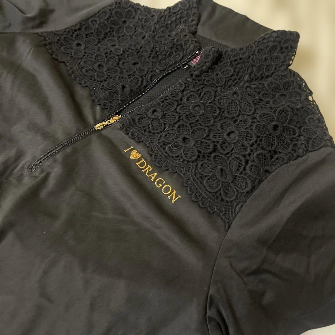 【美品】DANCE WITH DRAGON 黒トップスとスカートセット L